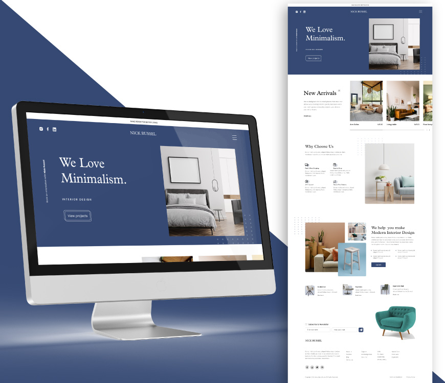 Minimalist Interior Design Store